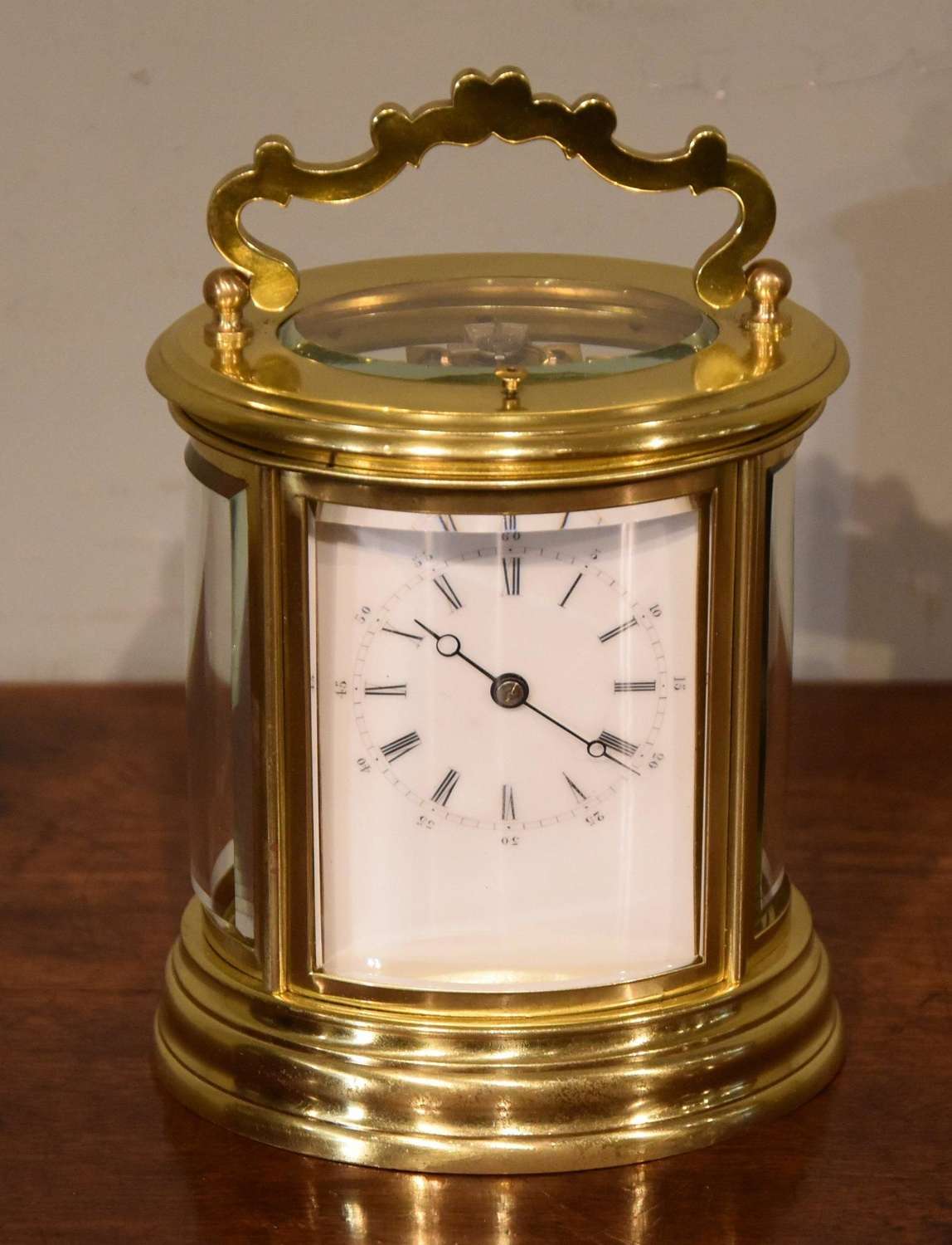 Oval Striking Carriage Clock