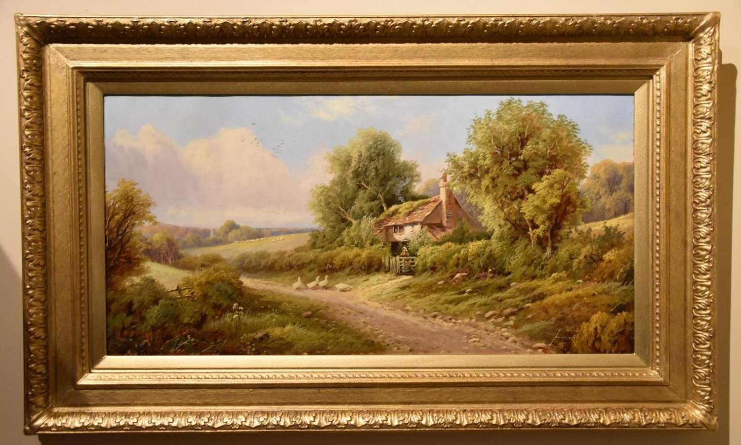 Oil Painting by Robin Fenson - A Cottage View