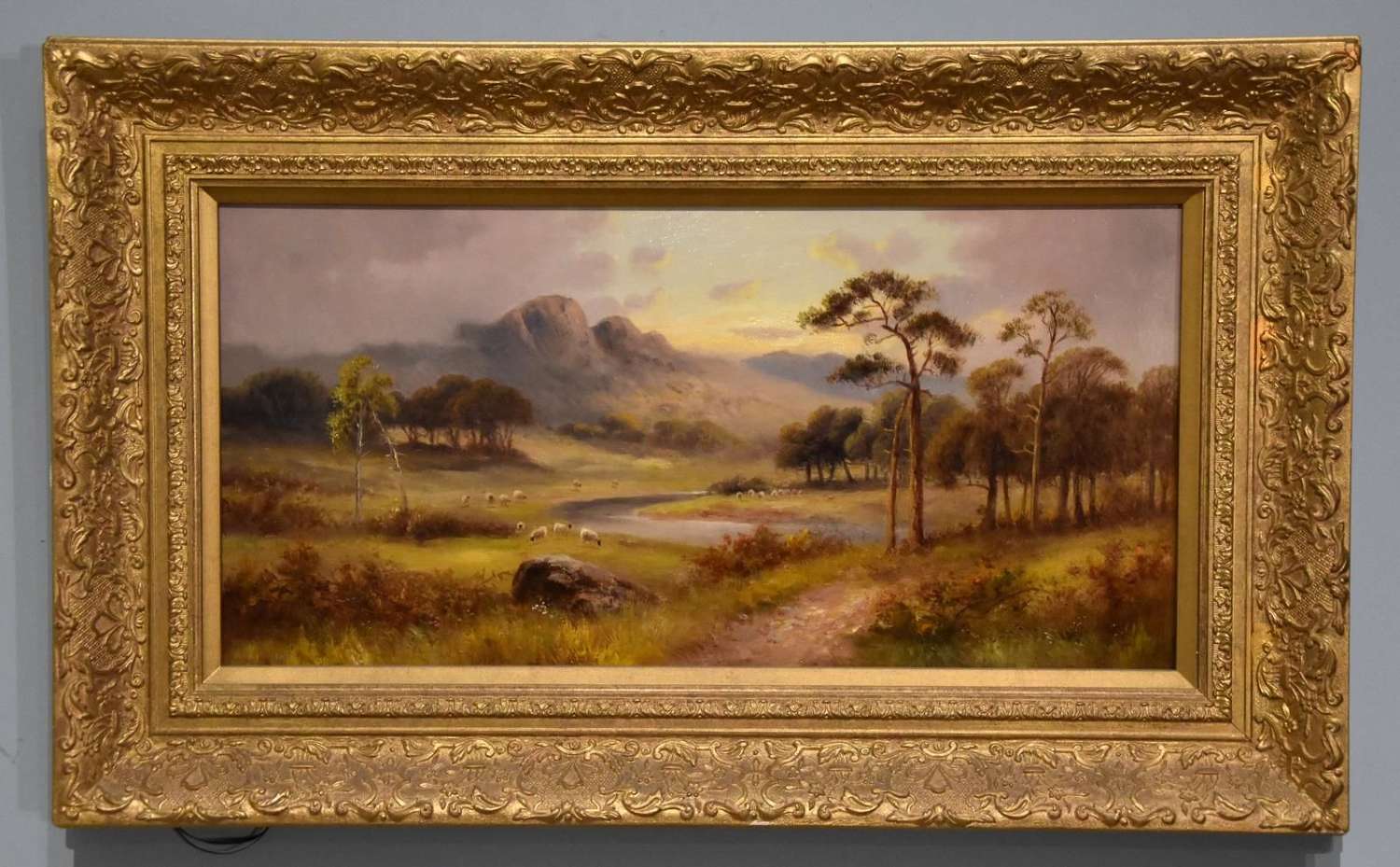 Oil Painting by Sidney Yates Johnson - Highland Landscape
