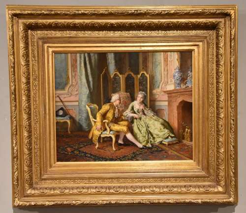 Oil Painting by Antonio Ermolao Paoletti 