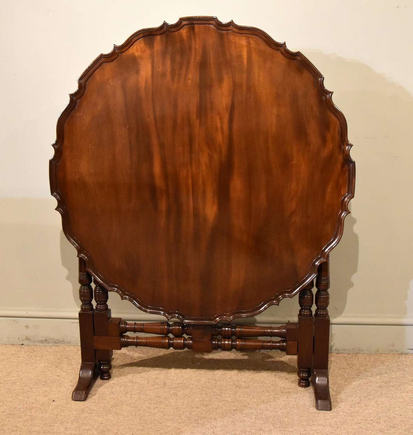 19th Century Mahogany Occasional Table by Charles Baker