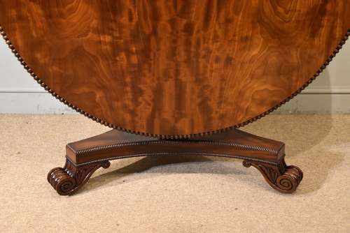 Regency Mahogany Dining Centre Table Attributed to Gillows