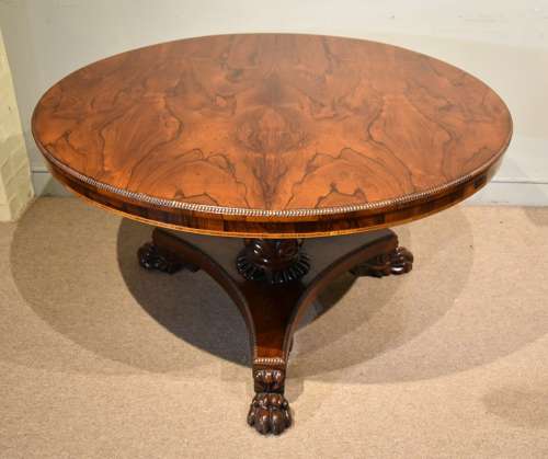 William IV Rosewood breakfast Table