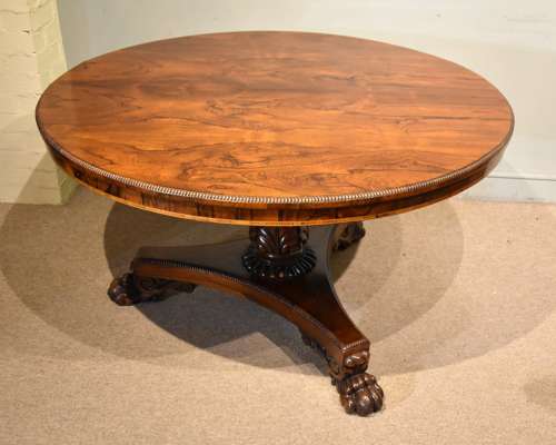 William IV Rosewood breakfast Table