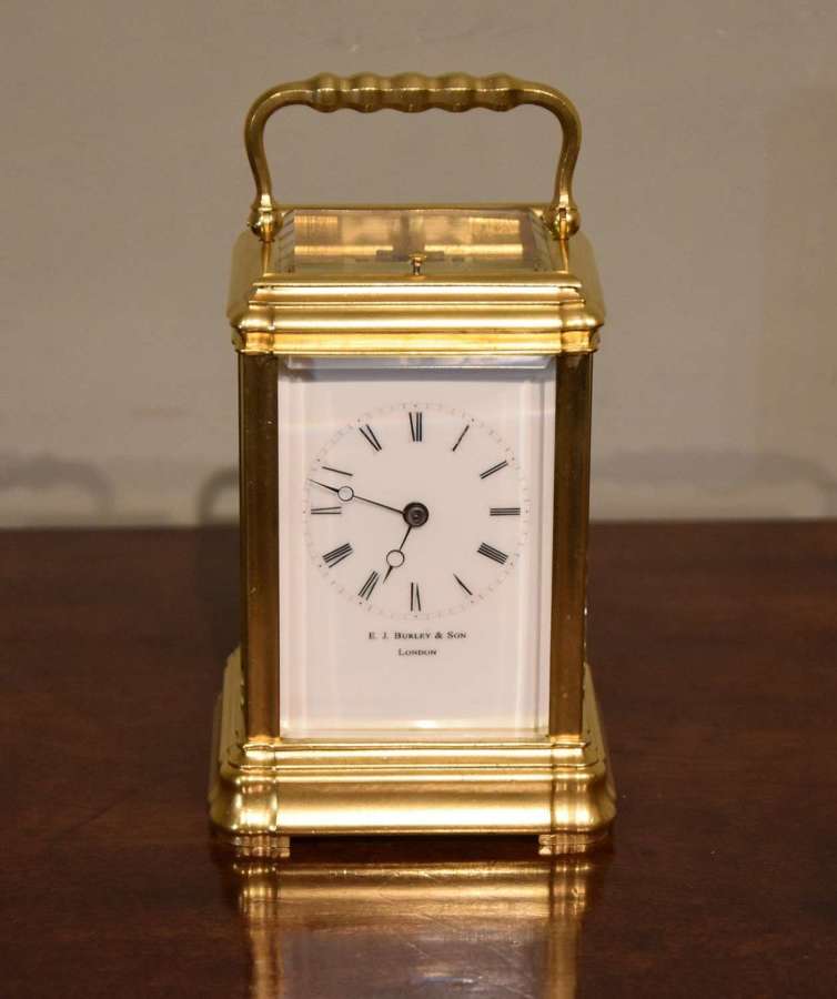 Bell Striking Carriage Clock in Gorge Case