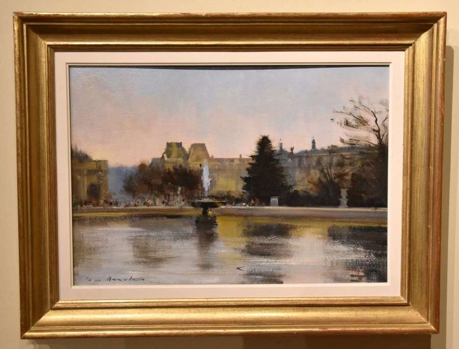 Oil Painting by Ian Houston "Tuilleries November"
