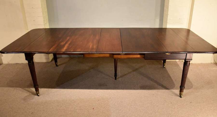 Regency Period Mahogany Pullout Dining Table