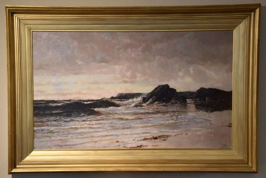 Oil Painting by Richard Wane "Breaking Waves"