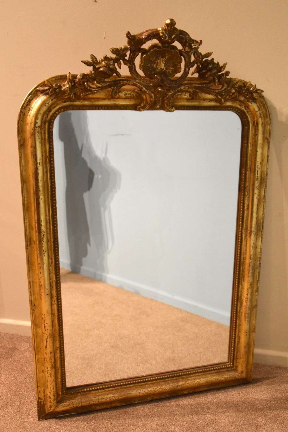 Mid 19th Century French Gilded Mirror