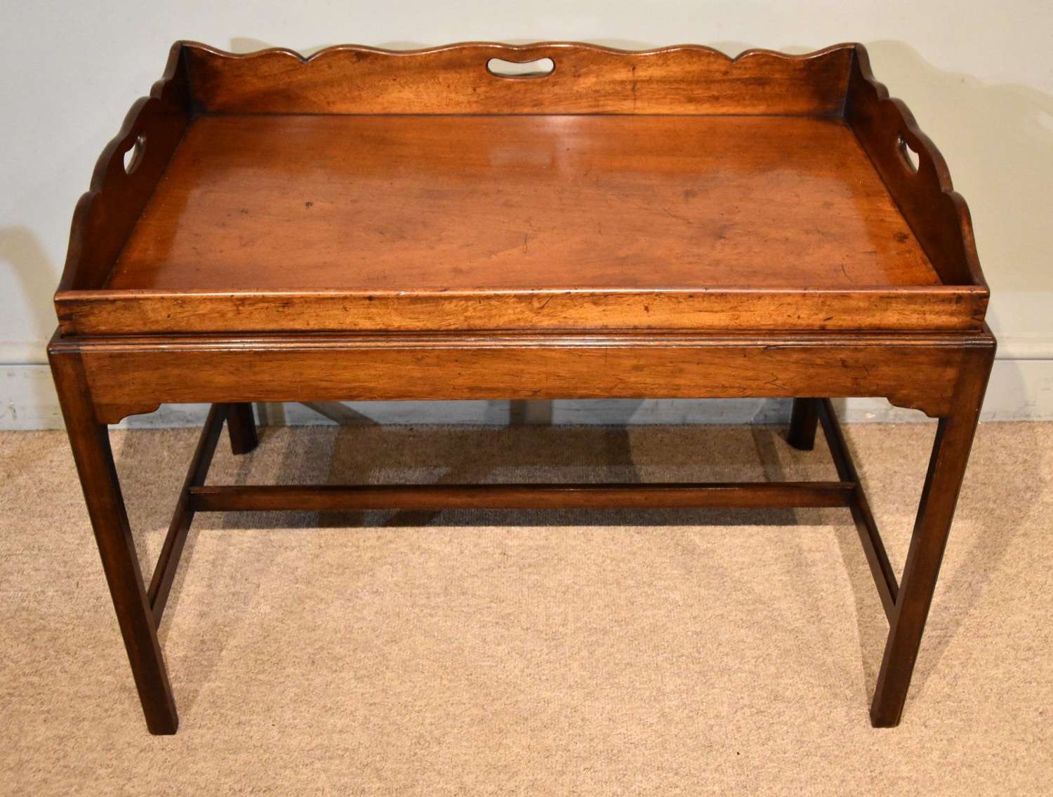 19th Century Mahogany Butlers Tray Coffee Table