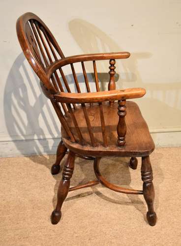 19th Century Ash and Elm Windsor Chair