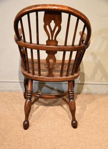 19th Century Ash and Elm Windsor Chair