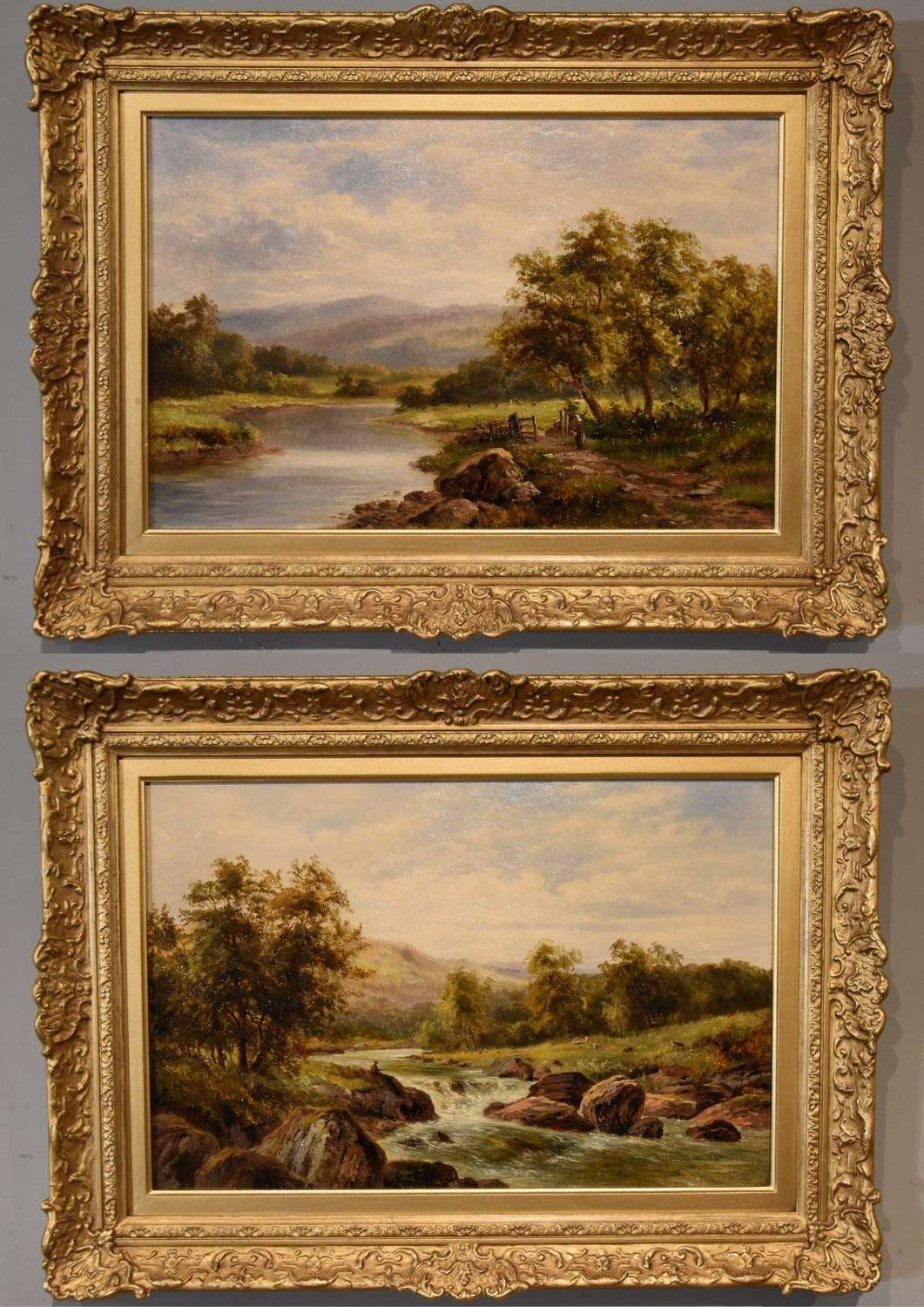 Oil Painting Pair by Albert Gyngell 