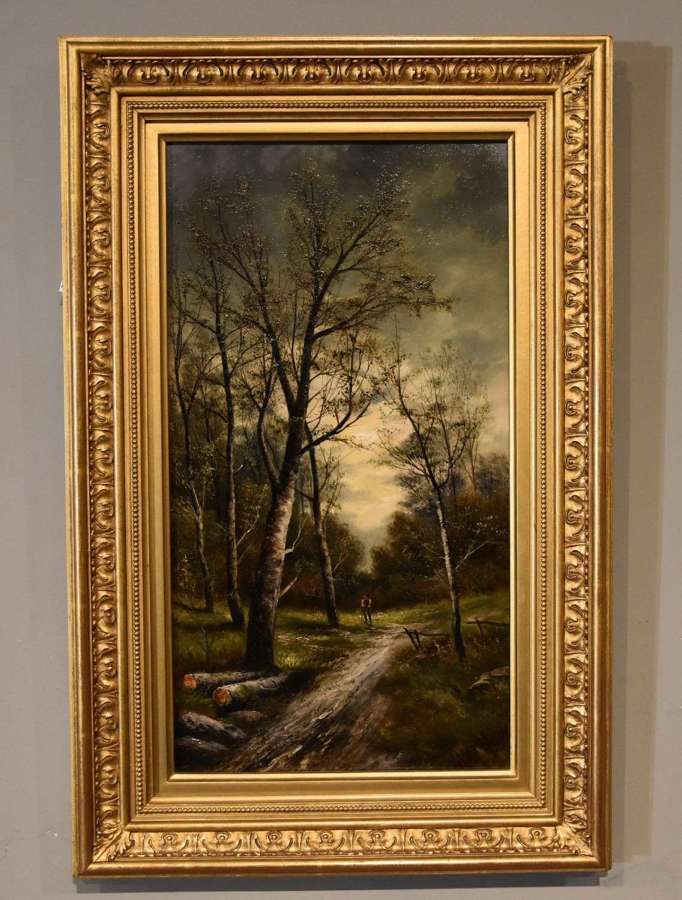 Oil Painting by S Williams  "The Path Through the Woods"