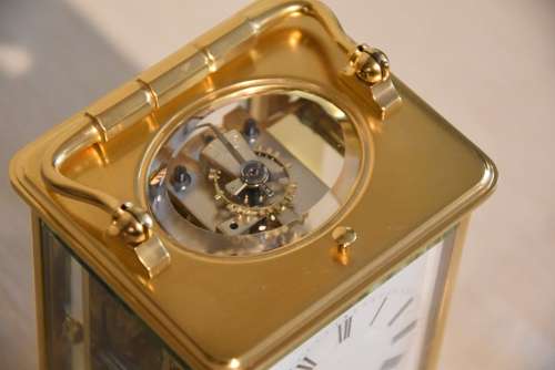 A Striking Carriage clock