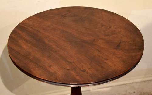 George III mahogany wine / lamp tripod table
