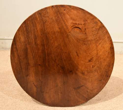 George III mahogany wine / lamp tripod table