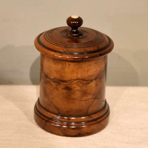 Treen spice or tobacco jar