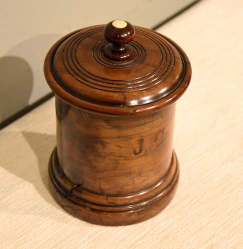 Treen spice or tobacco jar