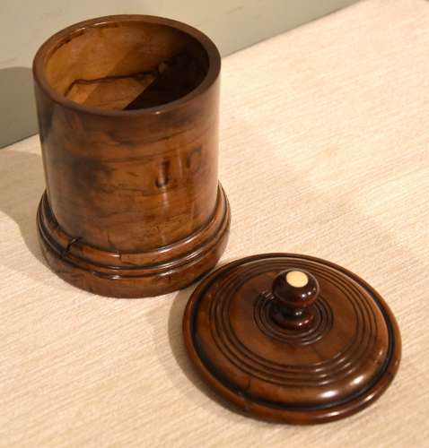 Treen spice or tobacco jar