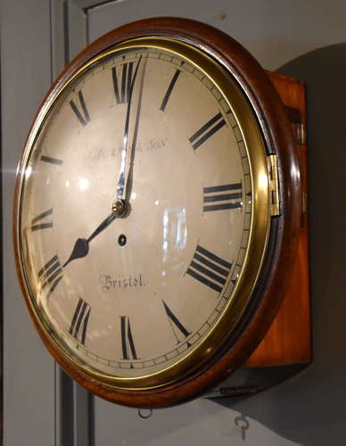 Dial wall clock J.Jackson & Son, Bristol
