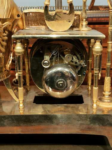 French Empire ormolu mantel clock
