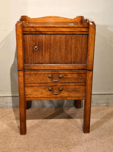 18th century mahogany bedside commode
