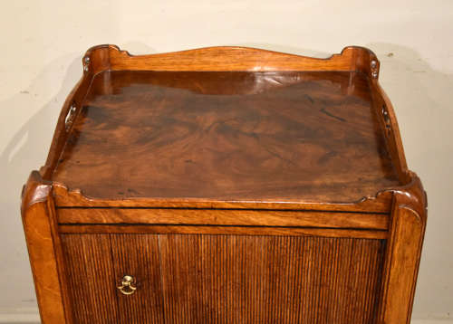 18th century mahogany bedside commode