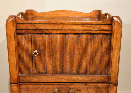 18th century mahogany bedside commode