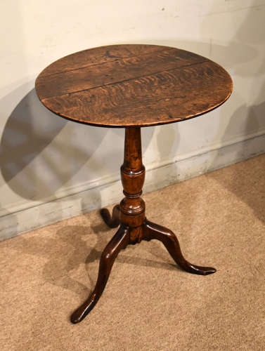 George III oak tripod table