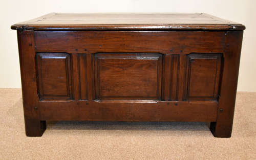 Mid 19th century oak French coffer