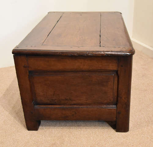 Mid 19th century oak French coffer