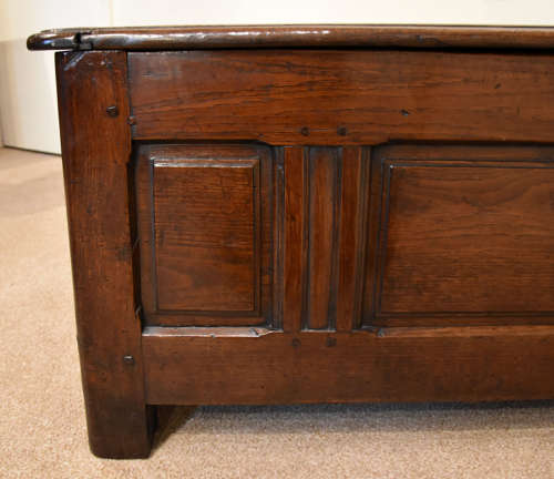 Mid 19th century oak French coffer