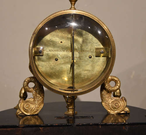 Ebonized Portico Mantel Timepiece