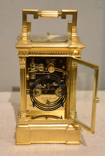 Striking Carriage Clock with Calendar