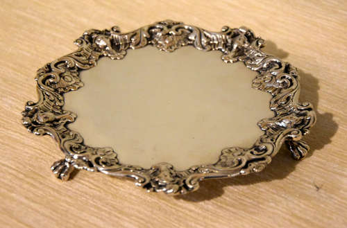 A Small Georgian Silver Tray