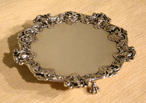 A Small Georgian Silver Tray