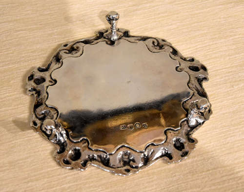 A Small Georgian Silver Tray