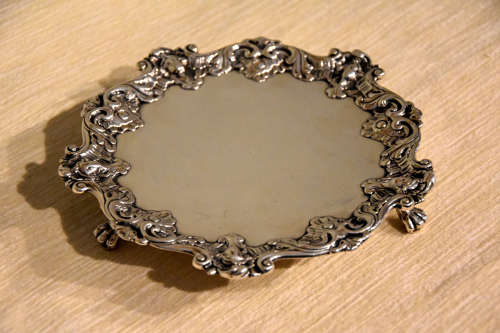 A Small Georgian Silver Tray