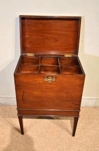 Regency mahogany wine cellarette