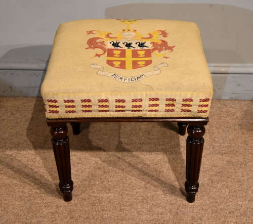 Small 18th century Gillows mahogany stool