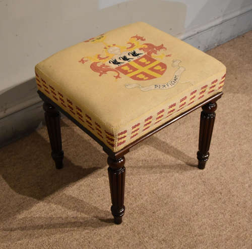 Small 18th century Gillows mahogany stool