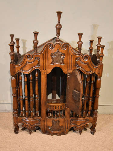 French walnut serpentine front Panettiere