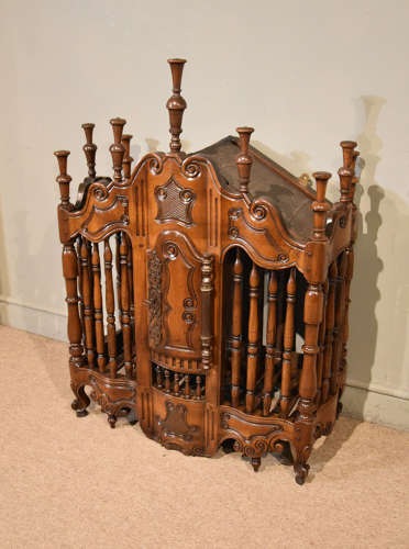 French walnut serpentine front Panettiere