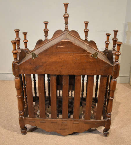 French walnut serpentine front Panettiere