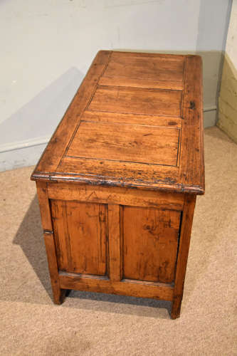 Rare 18th Century Pine Paneled Coffer