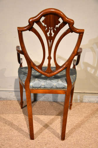 Late 19th Century Satinwood Painted Chair