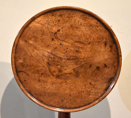 George III tilting lamp wine table