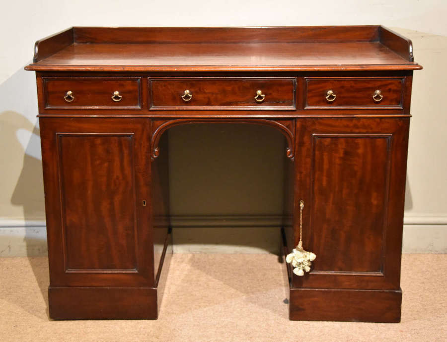 Regency mahogany desk stamped John Gregory London