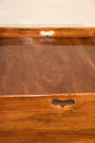 18th century mahogany bedside commode